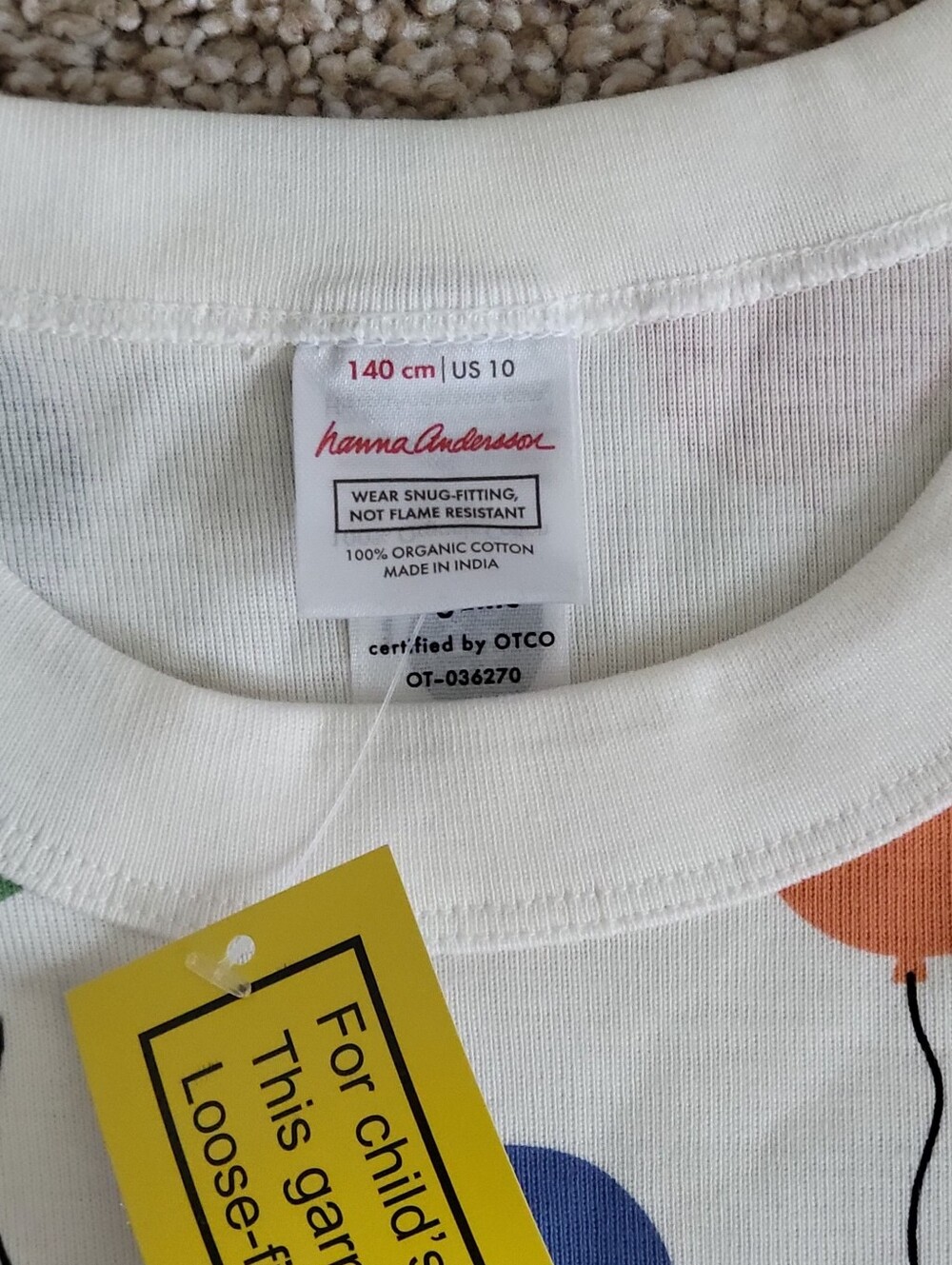 ♥️NWT♥️ HANNA ANDERSSON BIRTHDAY PAJAMAS - Picture 3 of 10
